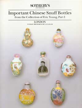 Important Chinese Snuff Bottles, from the Collection of Eric Young, Part I, 1987. Auction #0621. Lot #s 1-179. Sotheby's (London) [Good]