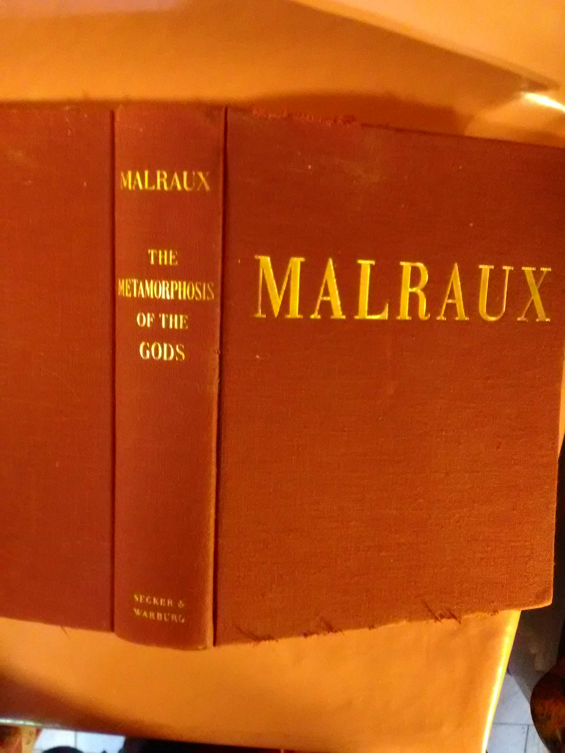 The Metamorphosis Of The Gods By Malraux Andre Very Good Hardcover the-metamorphosis-of-the-gods-by-malraux-andre-very-good-hardcover