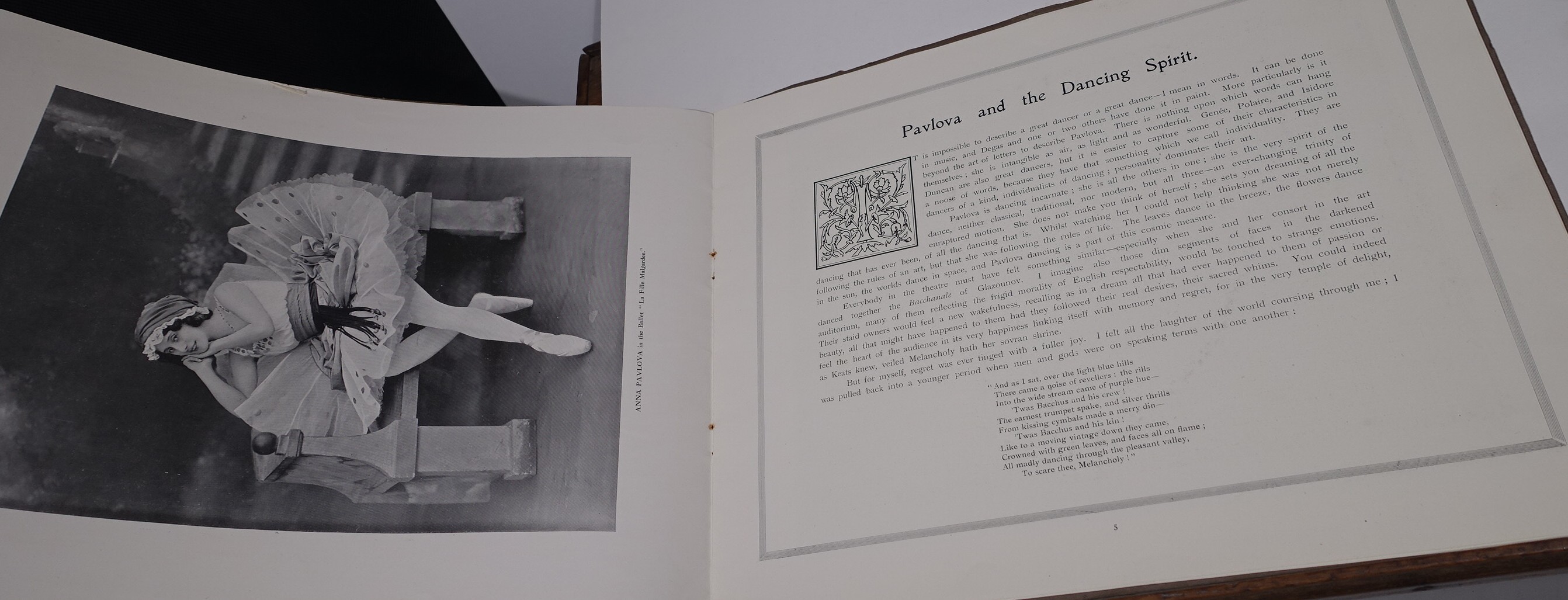 Broschüre russische Ballerina Anna Pawlowna Pawlowa (1881-1931 ...