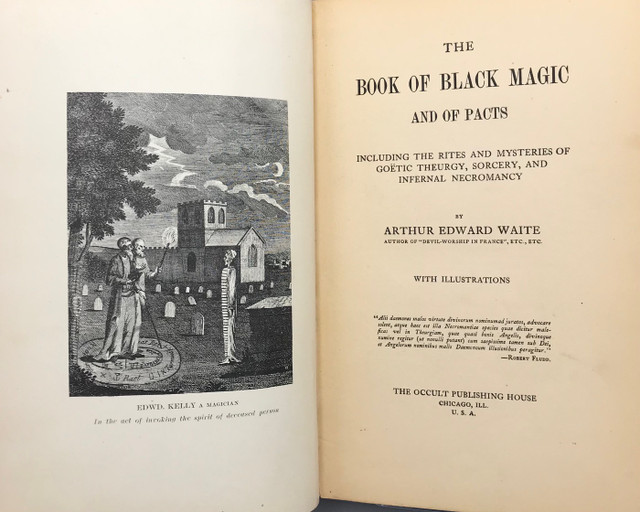 Book of BLACK MAGIC and Pacts – A. Edward Waite, London 1898