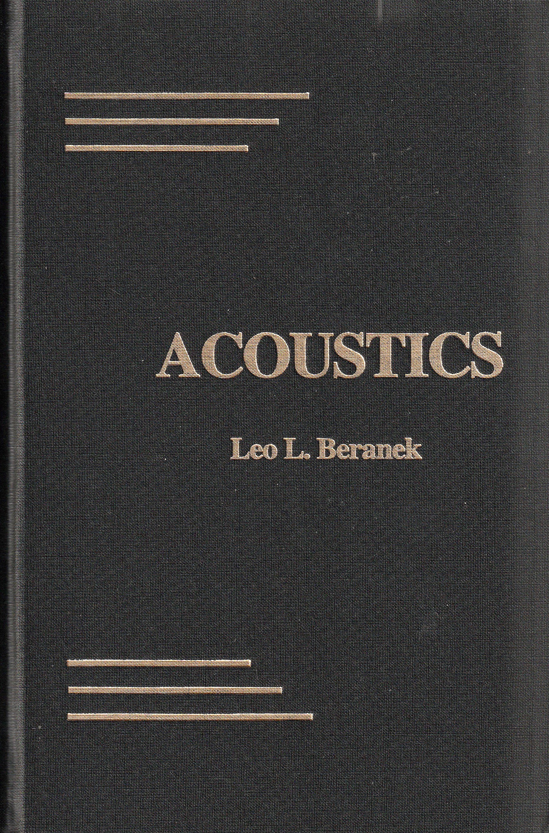 Acoustics - Leo L. Beranek