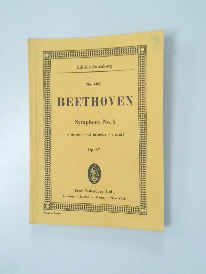 Beethoven No 402 Symphony No. r c minor - ut mineur - c moll - Beethoven