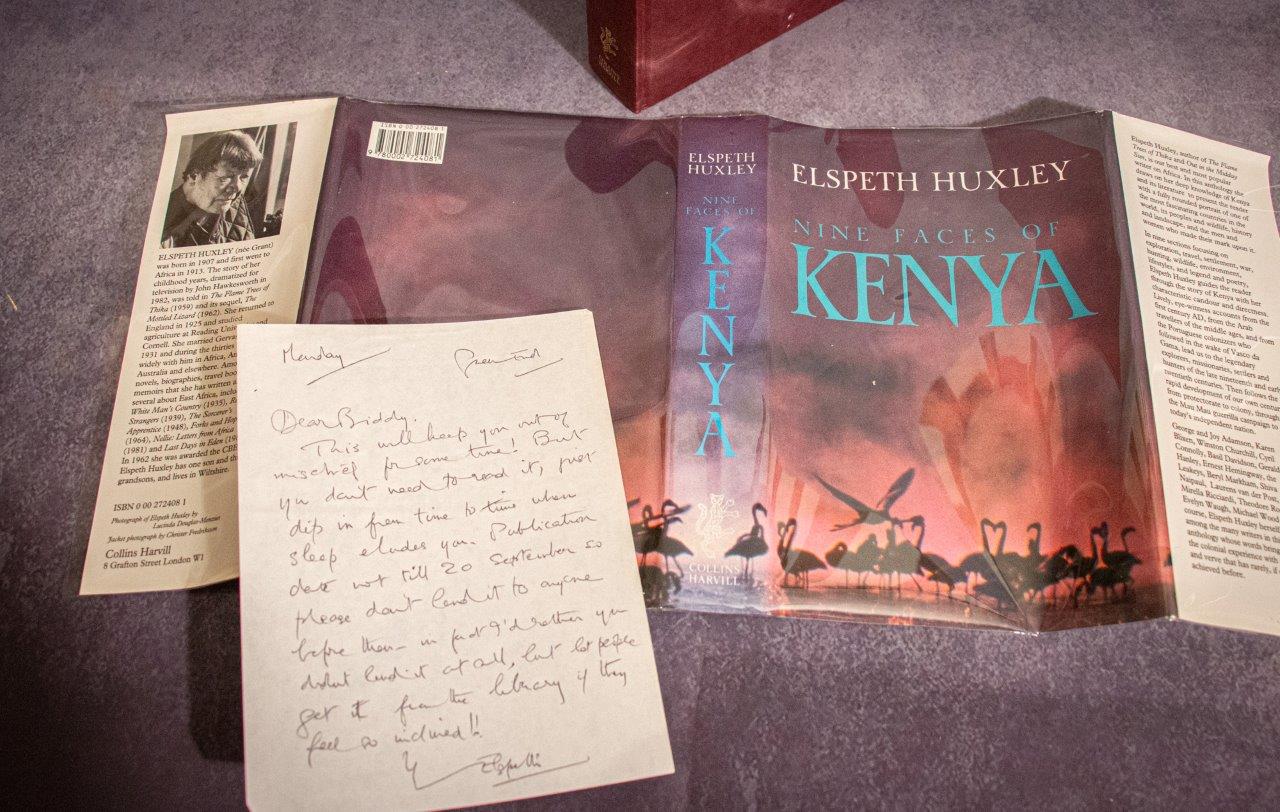 Nine Faces of Kenya [signed and with ALS] by Huxley, Elspeth: Near