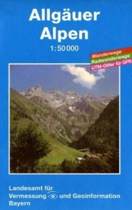 Topographische Sonderkarten Bayern: Allgäuer Alpen - Landesamt für Vermessung und Geoinformation Bayern