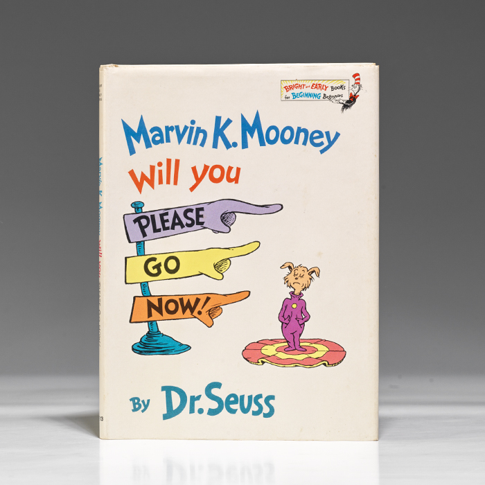 Marvin K. Mooney by SEUSS Dr.: (1972) First Edition., Signed | Bauman ...