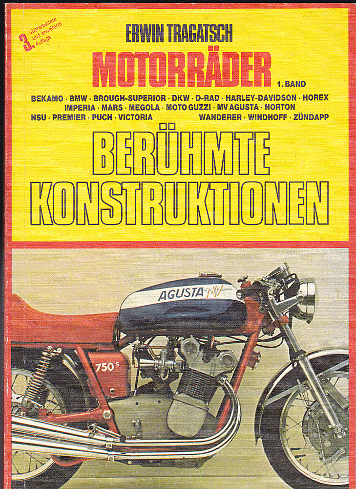 Motorräder - Berühmte Konstruktionen, 1. Band - Tragatsch, Erwin