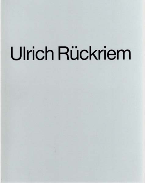 Skulpturen - Zeichnungen. Westfälisches Landesmuseum für Kunst und Kulturgeschichte, Münster, 14. Juni - 3. November 1985. - Rückriem, Ulrich