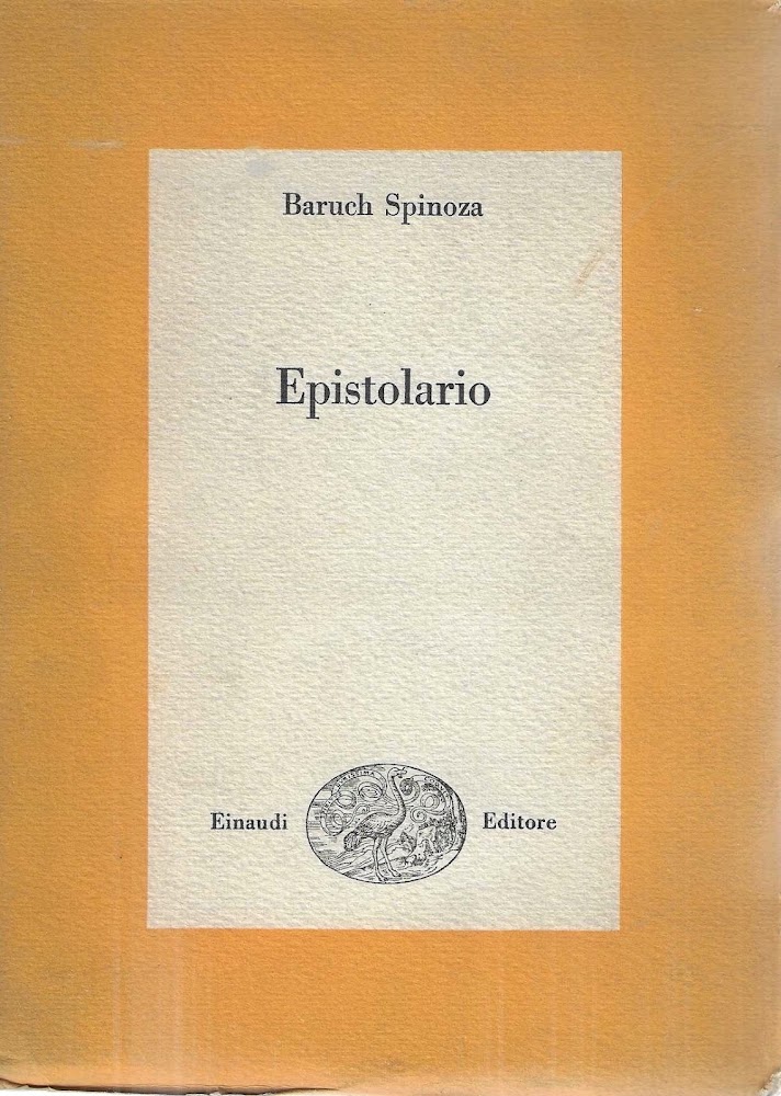 Epistolario - Spinoza, Baruch