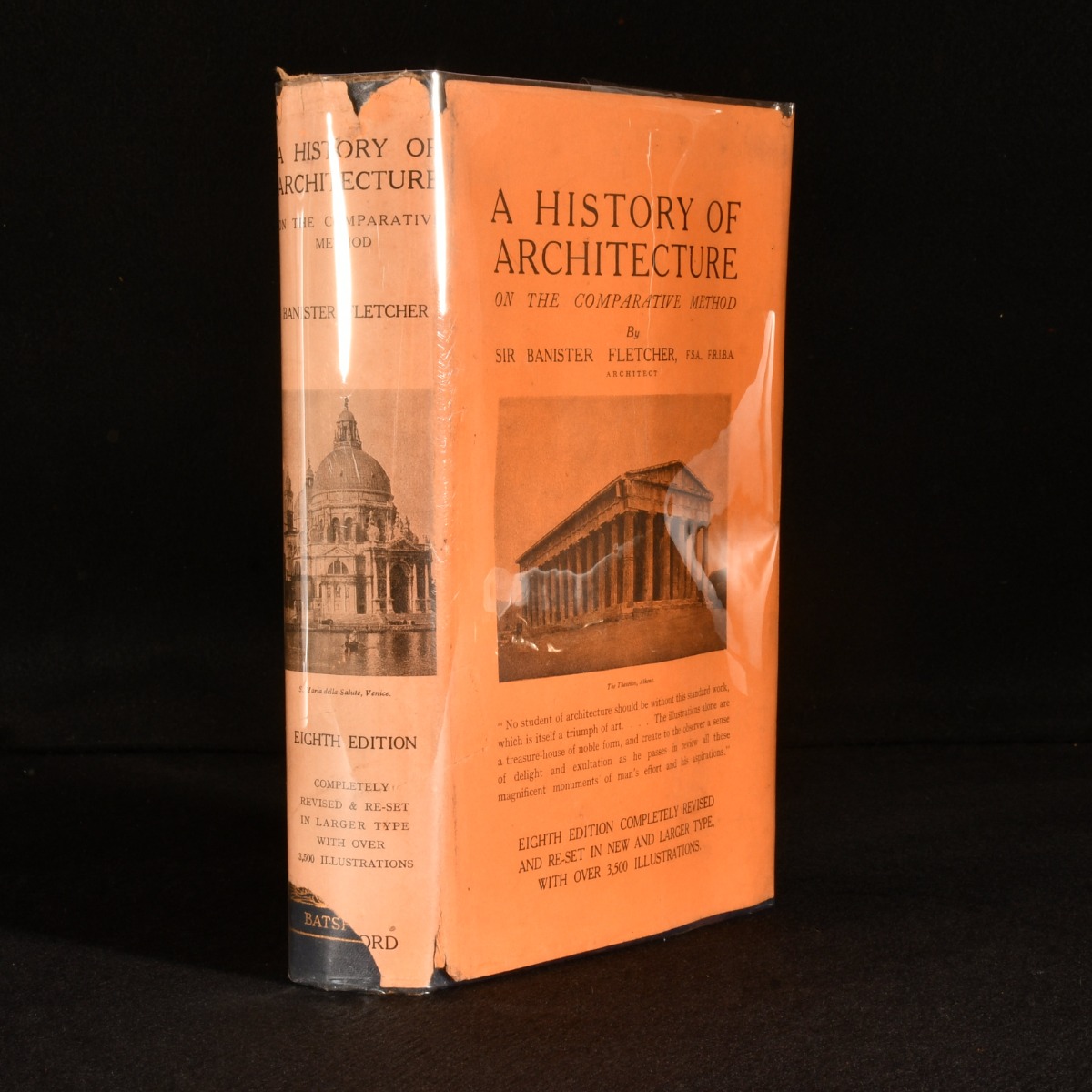 A History of Architecture on the Comparative Method for Students, Craftsmen, & Amateurs Sir Banister Fletcher [Very Good] [Hardcover]