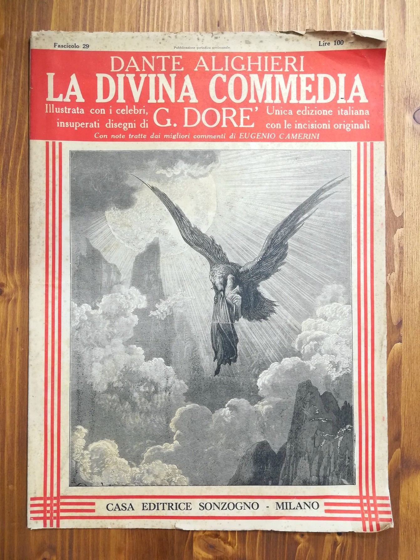 Abebooks La Divina Commedia. Illustrata con i celebri insuperati disegni di G. Doré - fascicolo 29