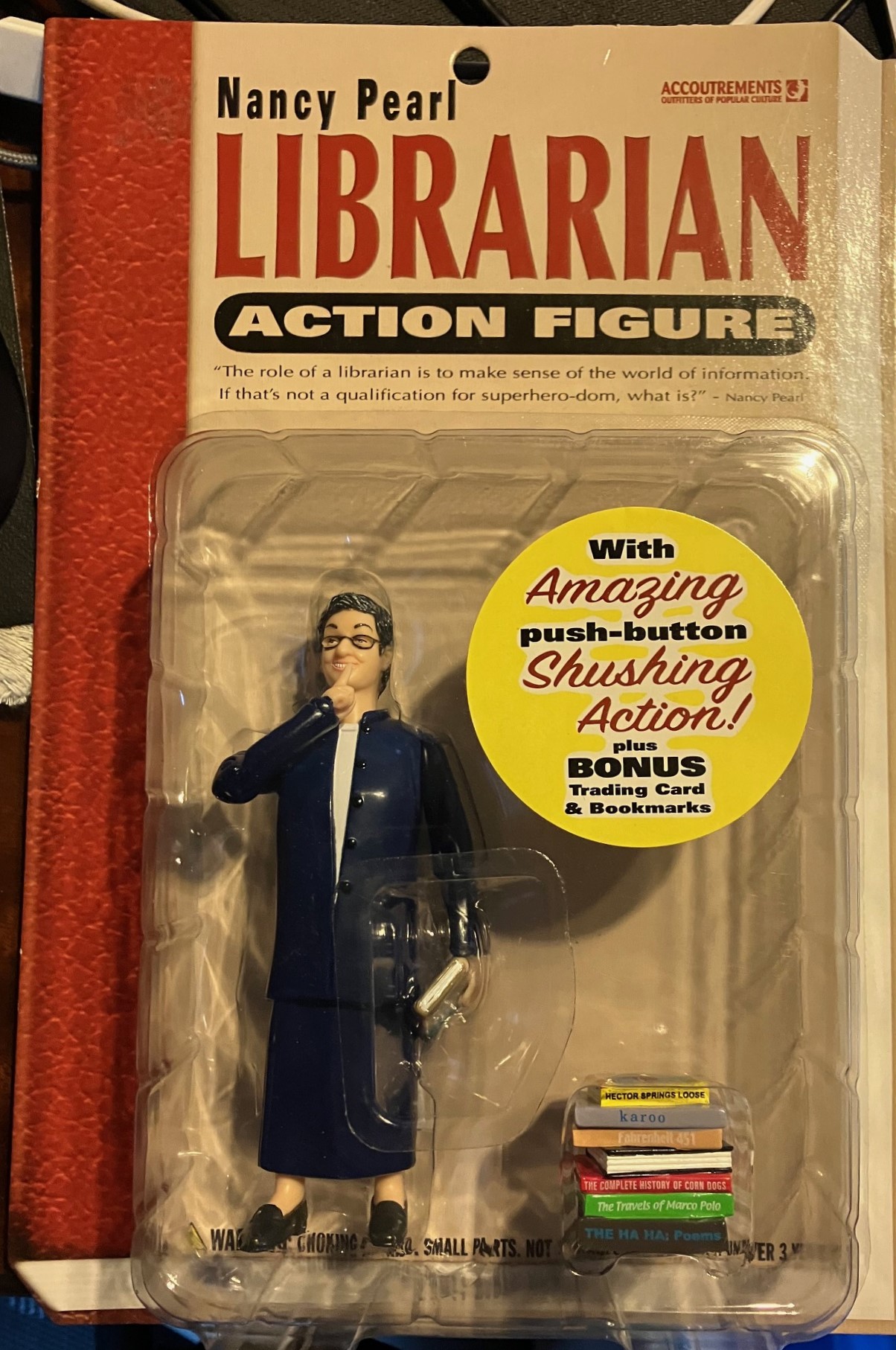 Nancy pearl 2025 action figure