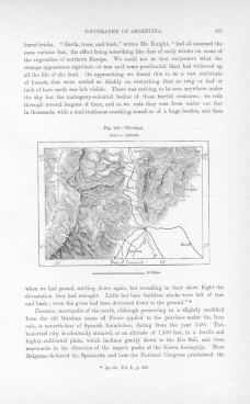1894 Antique Map of Tucuman in the northwest of Argentina [Assez bon]