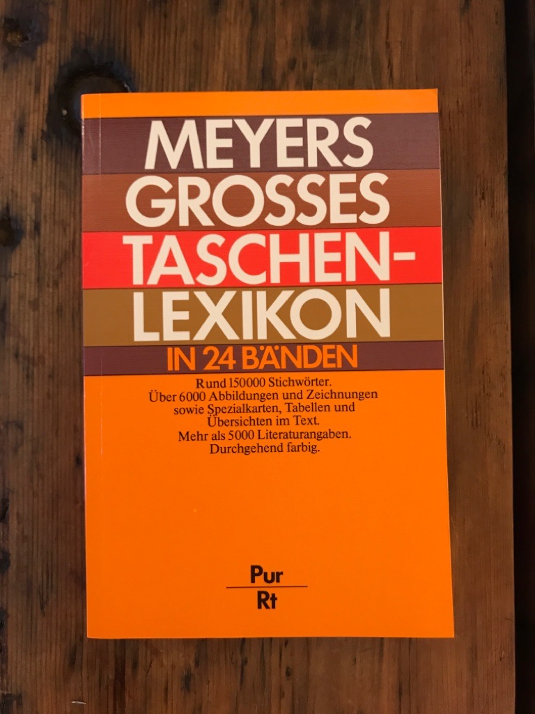 Meyer Grosses Taschenlexikon in 24 Bänden, Band 18: Pur - Rt - Digel (Chefredaktion), Werner, Gerhard Kwiatkowski (Chefredaktion) Bibliographisches Institut (Hrsg und Bearbeitung) u. a.