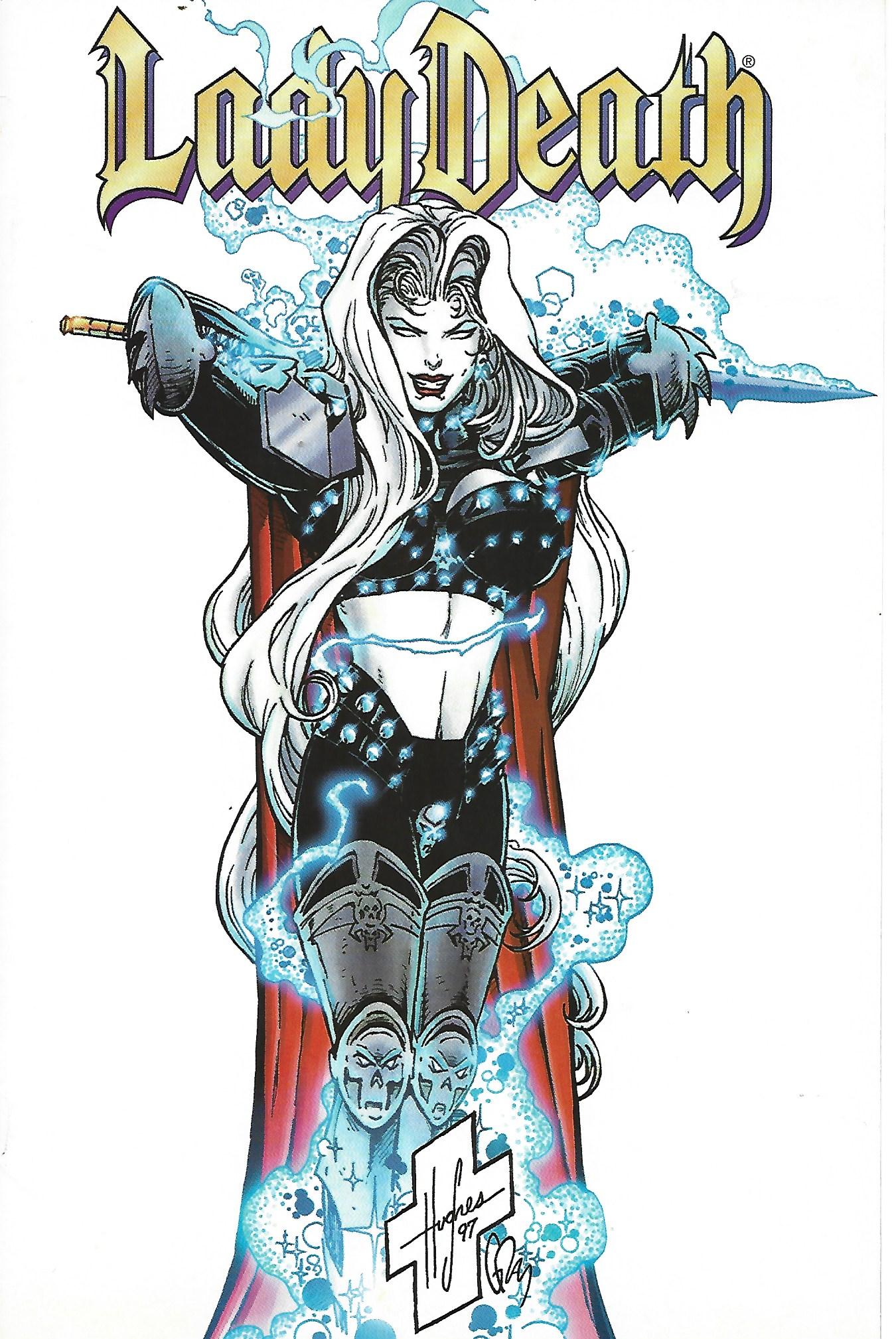 1997 LADY DEATH Series 4 IV Wicked Ways Chromium FRACTAL