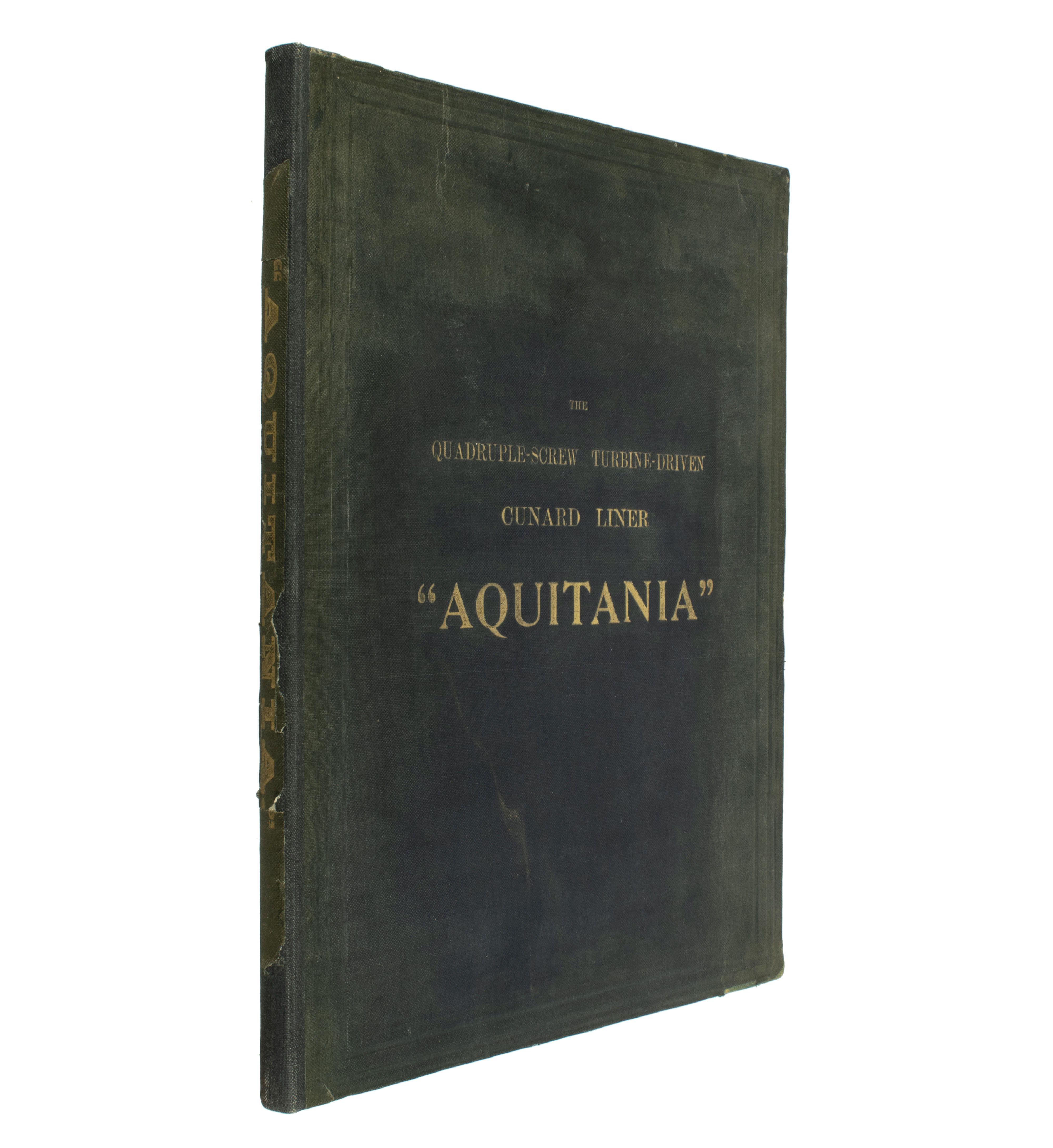 人気メーカー・ブランド Turbine-Driven Quadruple-Screw The Cunard 'Aquitania Liner 洋書
