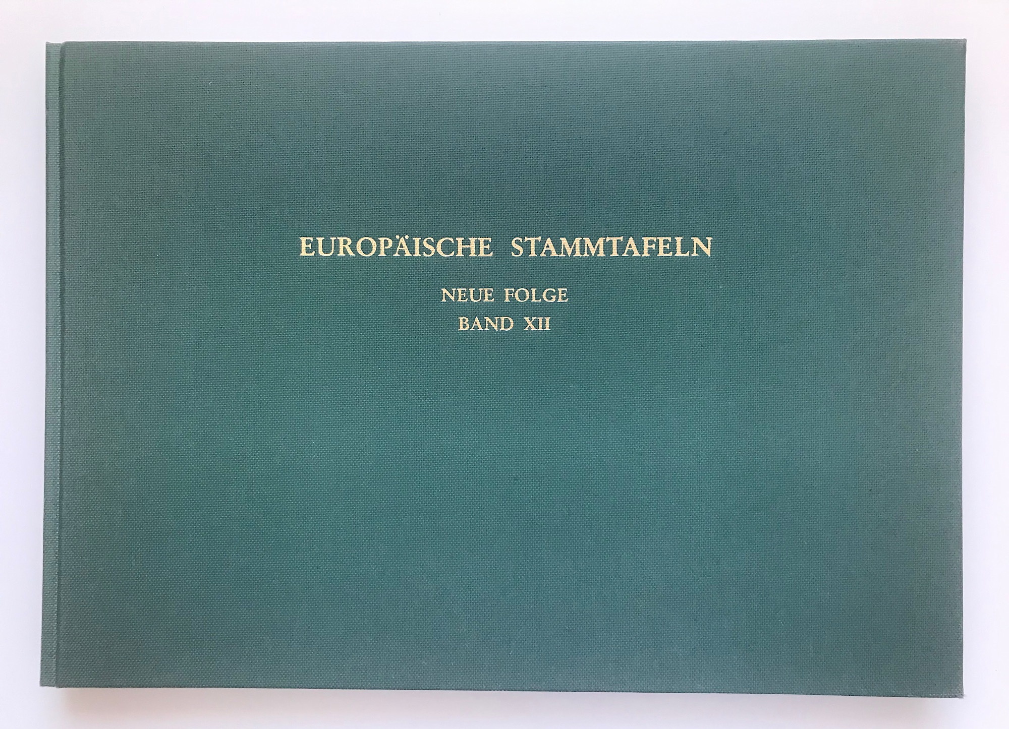 Europäische Stammtafeln, Stammtafeln zur Geschichte der europäischen Staaten, neue Folge, herausgegeben von Detlev Schwennicke, Band XII, Schwaben.