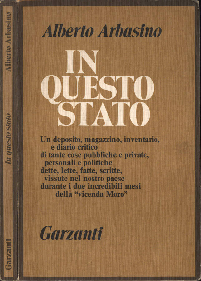 In questo stato - Alberto Arbasino