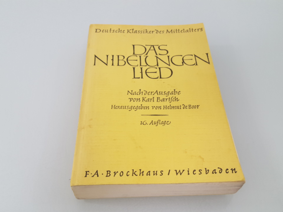 DAs Nibelungenlied - Bartsch, Karl und Helmut de Boor