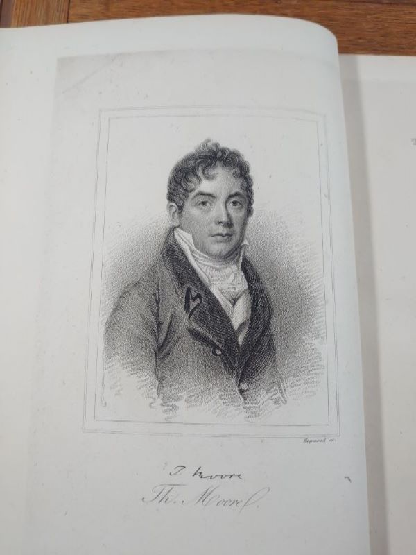 [Signé] Illustrations of The Loves of The Angels a poem by Thomas Moore. Engraved by Charles Heath from drawings by R. Westall. MOORE, Thomas. [ ] [C