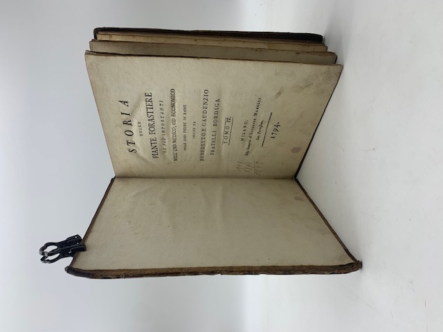 Storia delle piante forastiere le piu' importanti nell'uso medico od economico. Tomo IV - Luigi Castiglioni