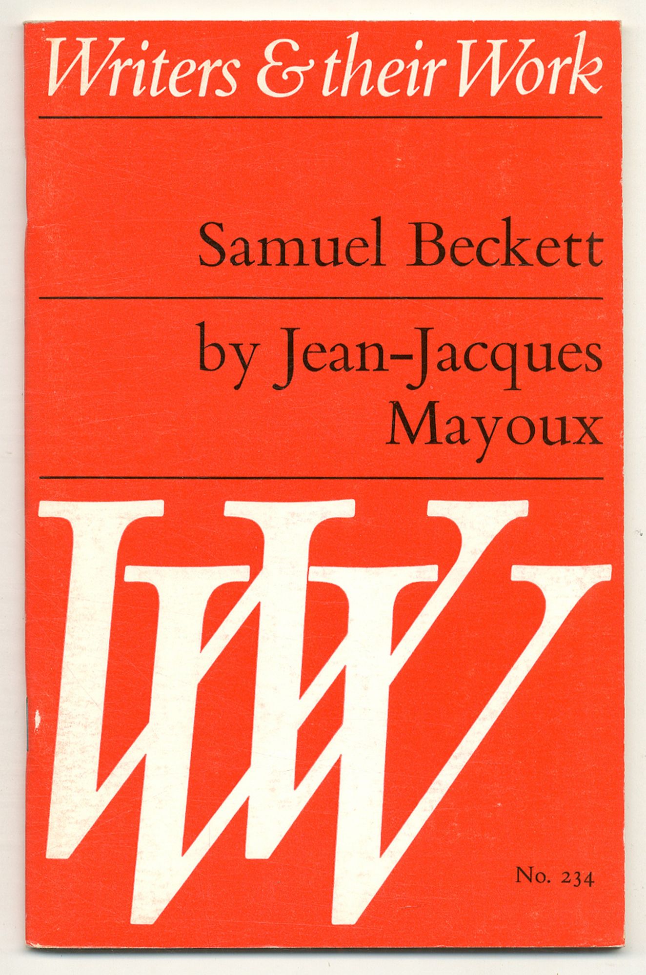 Samuel Beckett - MAYOUX, Jean-Jacques