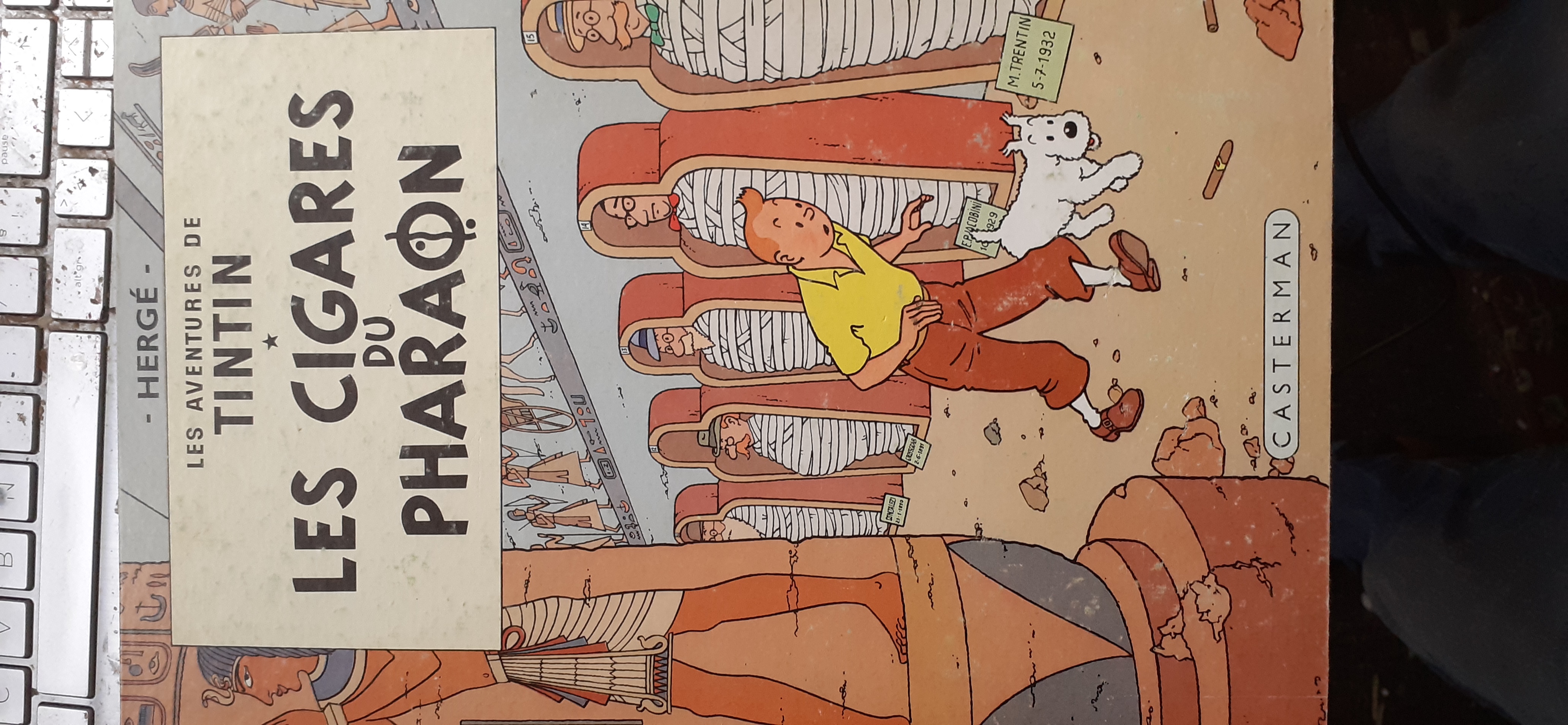 les cigares du pharaon les aventures de TINTIN - hergé