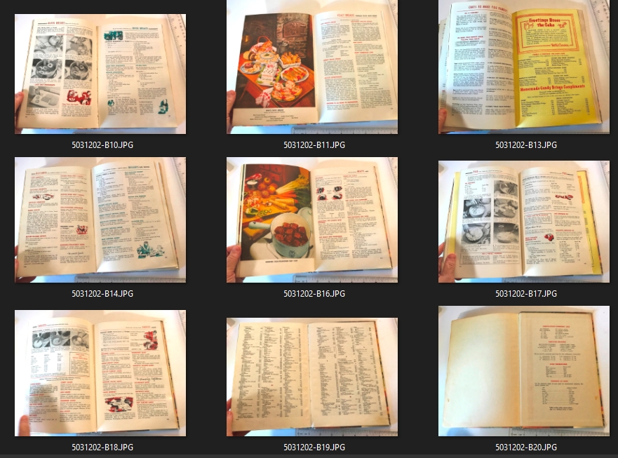 Betty Crocker's Picture Cook Book Revised and Enlarged 1956 Second