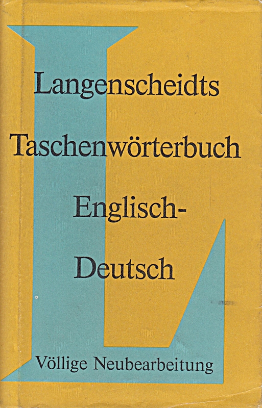 Langenscheidts Taschenworterbuch Englisch - Deutsch. - Klatt, Edmund