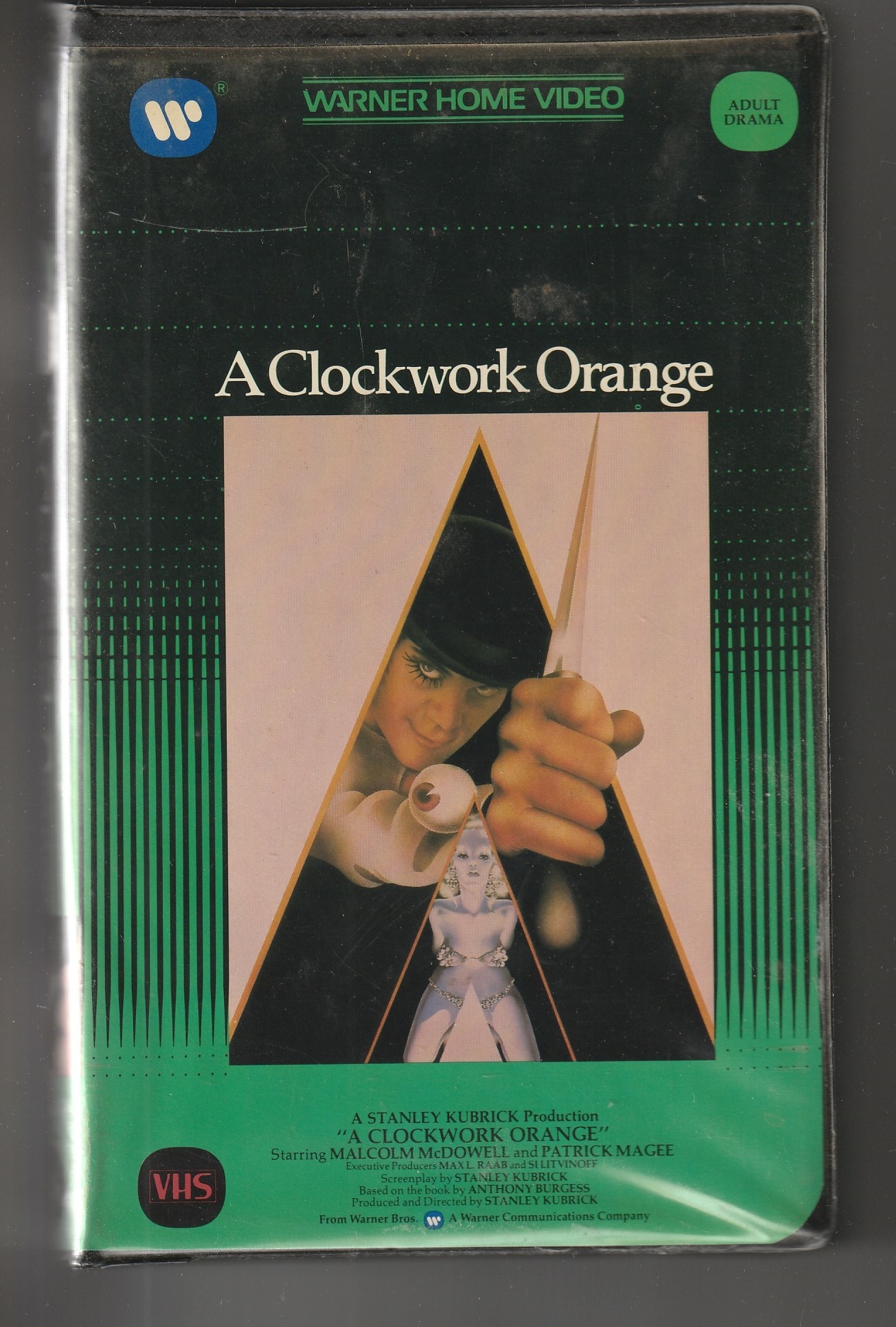 A Clockwork Orange; VIDEO TAPE VHS by Stanley Kubrick