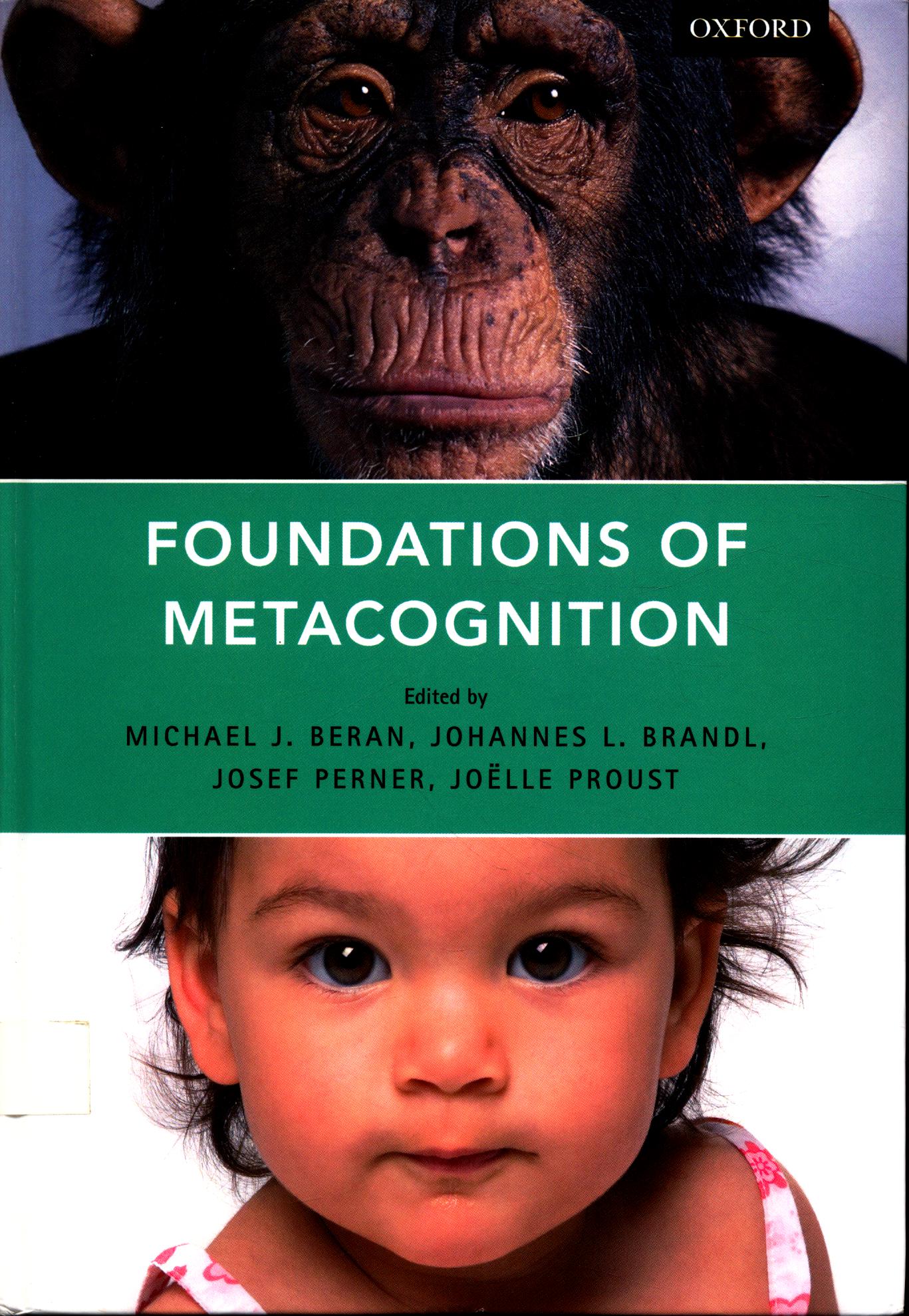 Foundations of Metacognition - Beran, Michael J., Johannes Brandl und Josef Perner