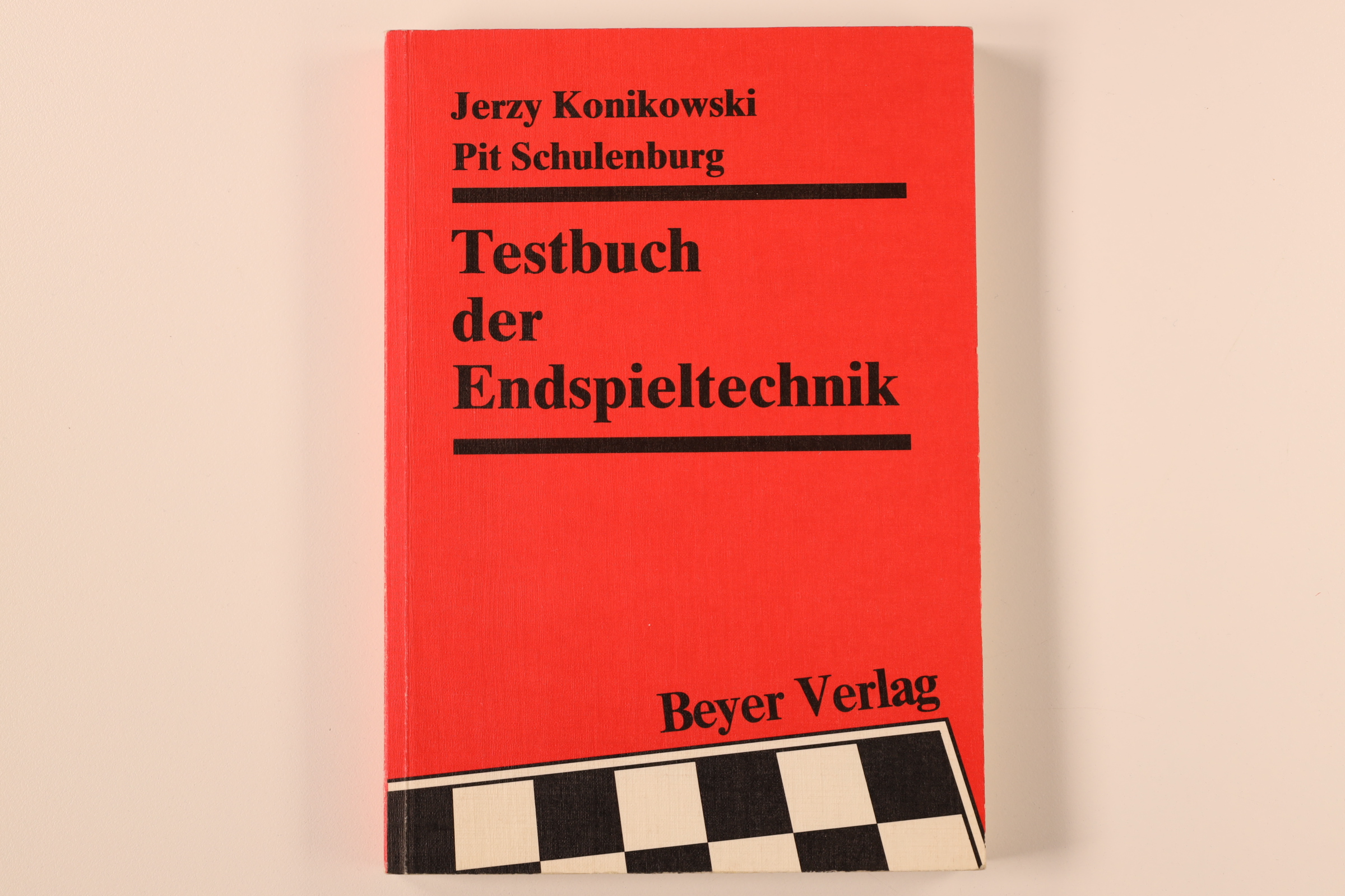 TESTBUCH DER ENDSPIELTECHNIK. - Konikowski, Jerzy; Schulenburg, Pit; ;