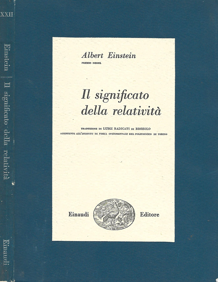 Il significato della relatività - Albert Einstein