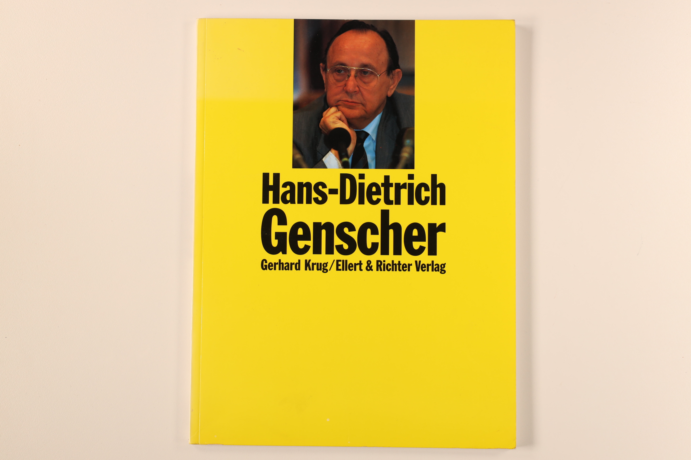 HANS-DIETRICH GENSCHER. - Krug, Gerhard