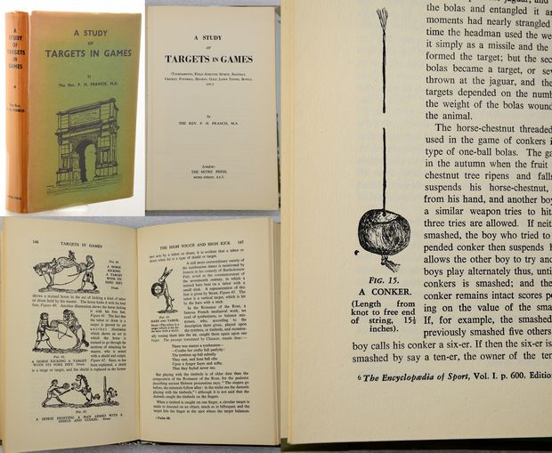 A STUDY OF TARGETS IN GAMES. (Tournaments, Field Athletic Sports, Baseball, Cricket, Football, Hockey, Golf, Lawn Tennis, Bowls, etc.). Francis, Rev.