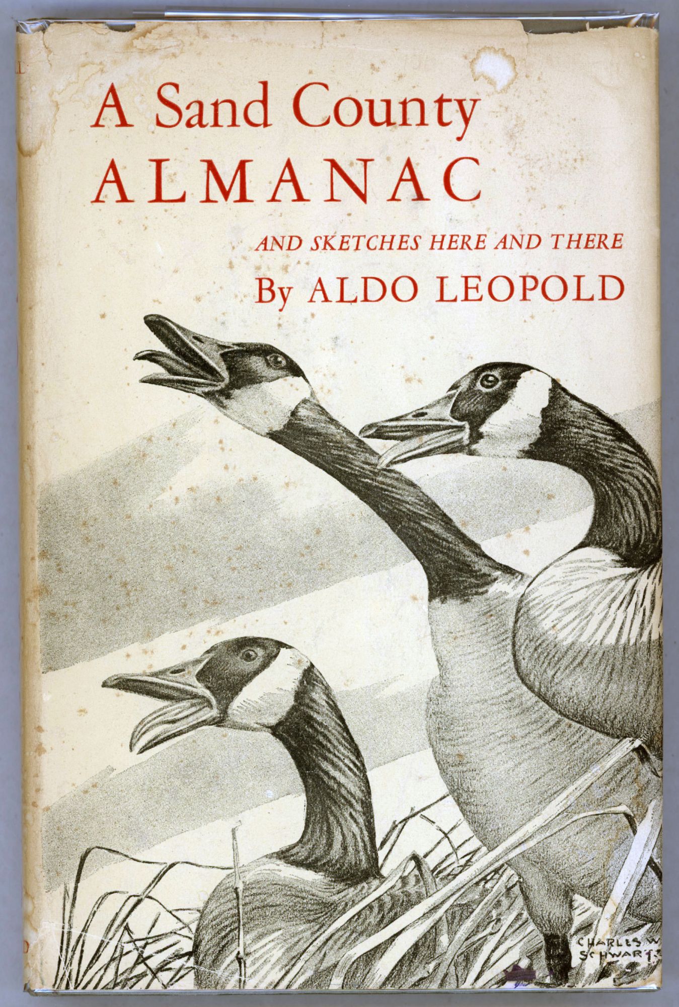 A Sand County Almanac and Sketches Here and There Leopold, Aldo [Very Good] [Hardcover]