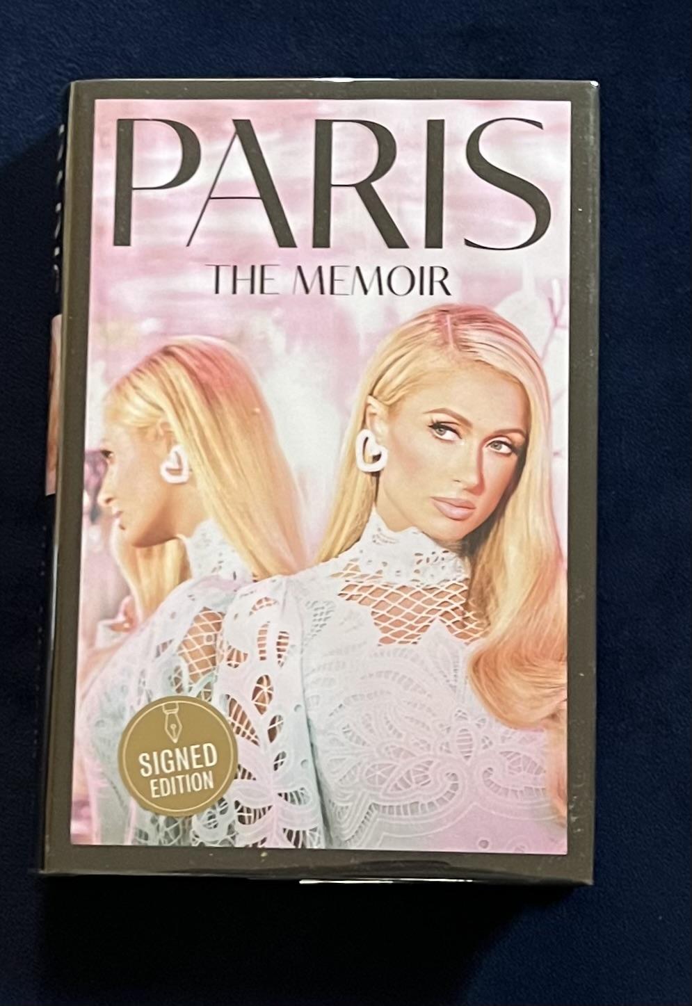 Paris The Memoir by Paris Hilton Fine Hardcover (2023) 1st Edition
