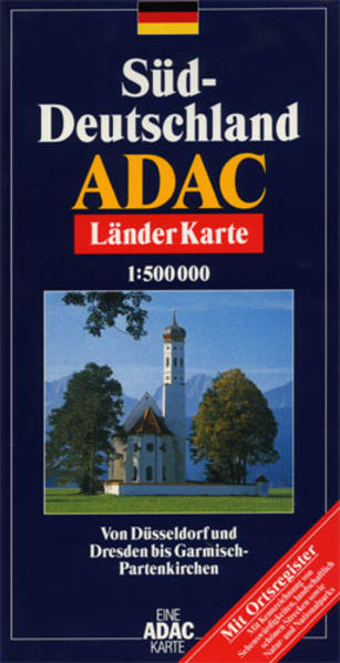 ADAC Karte, Süddeutschland (ADAC Länderkarten) - Collectif