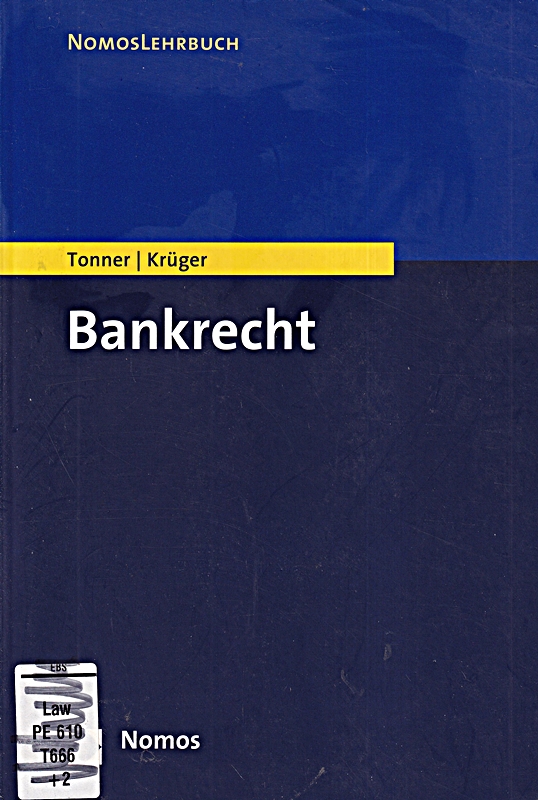 Bankrecht - Martin, Tonner,