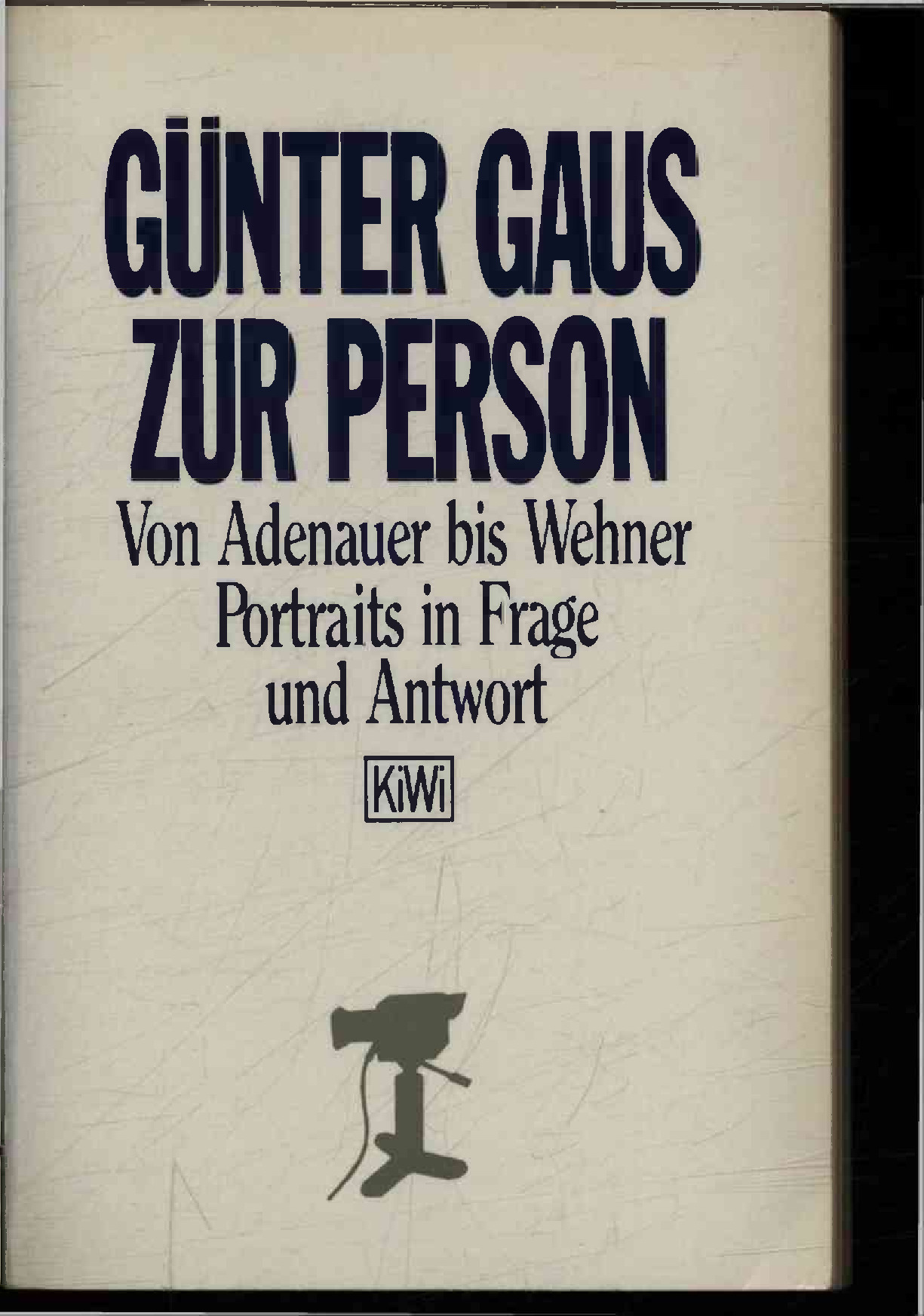 Zur Person. - Gaus, Günter