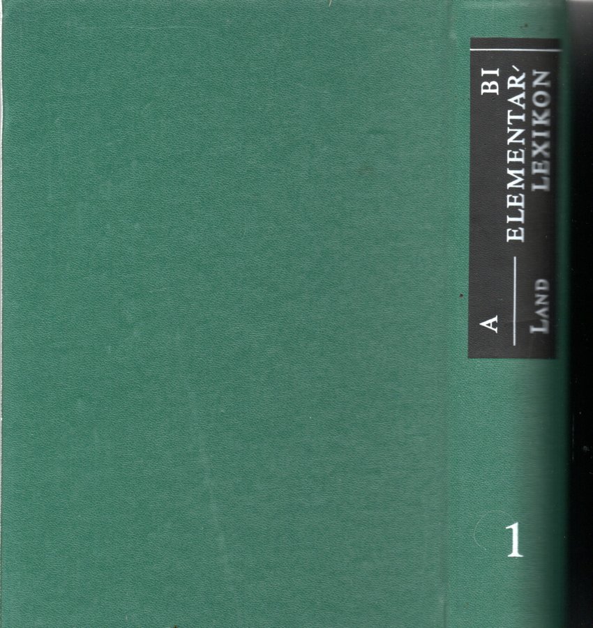 BI-Elementarlexikon in zwei Bänden. A - Land / Lane - Z - Lexikonredaktion