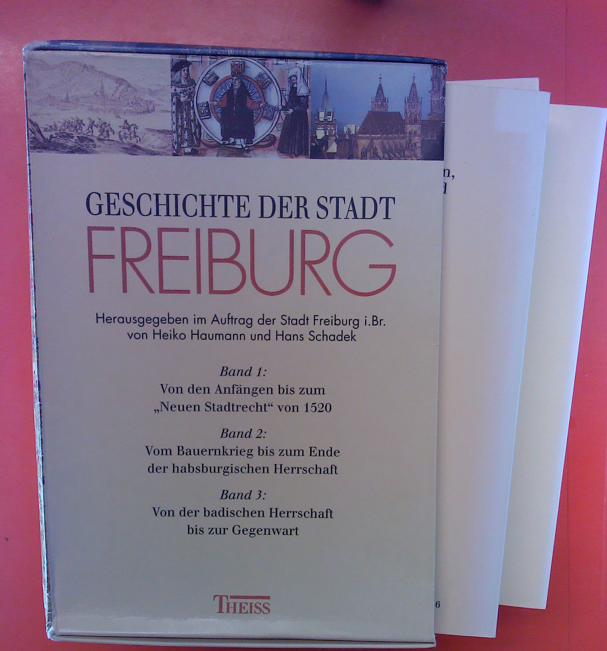 Geschichte der Stadt Freiburg. 3 Bände, Band 1: Von den Anfängen bis zum - Hrsg. Heiko Haumann, Hans Schadek