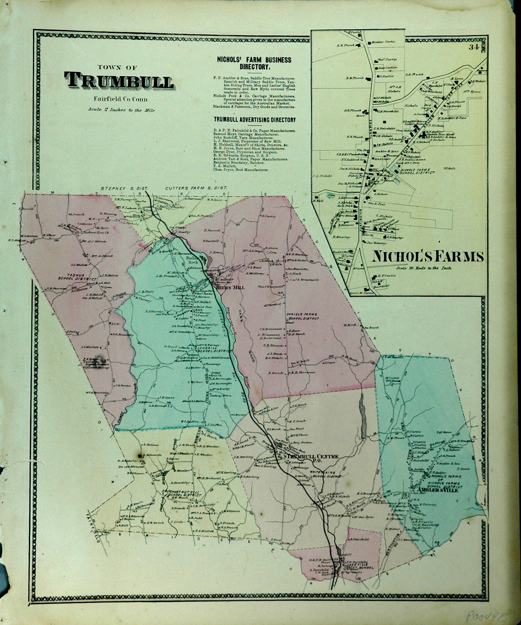 Town of Trumbull Fairfield Co. Conn. [Assez bon]