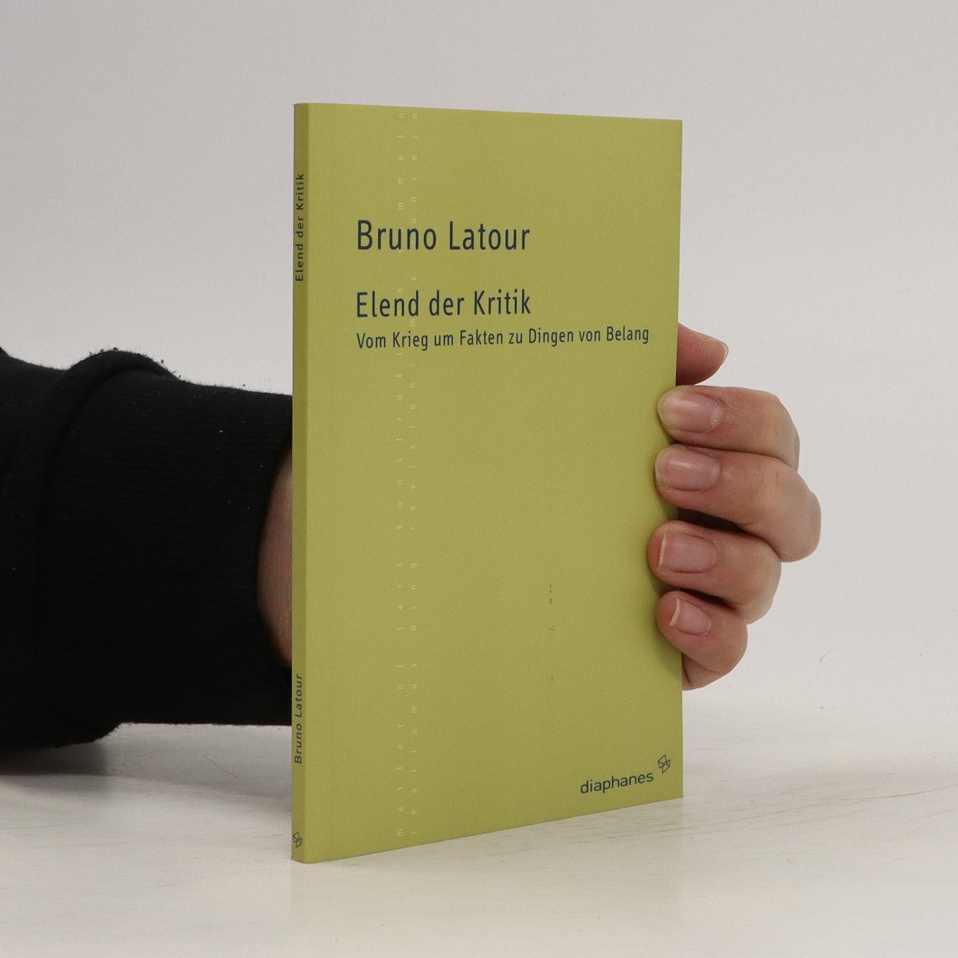 Elend der Kritik - Bruno Latour