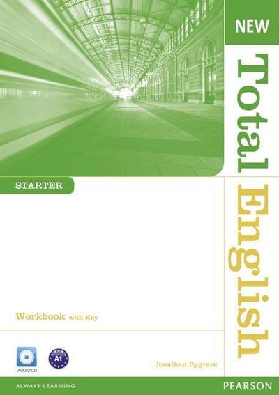 New Total English Starter Workbook with Key and Audio CD Pack - Jonathan Bygrave