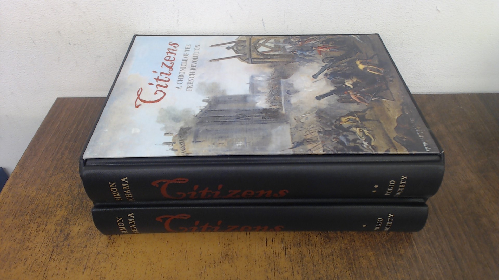 Citizens: A Chronicle of the French Revolution (2 Volume) Simon Schama [Very Good] [Hardcover]