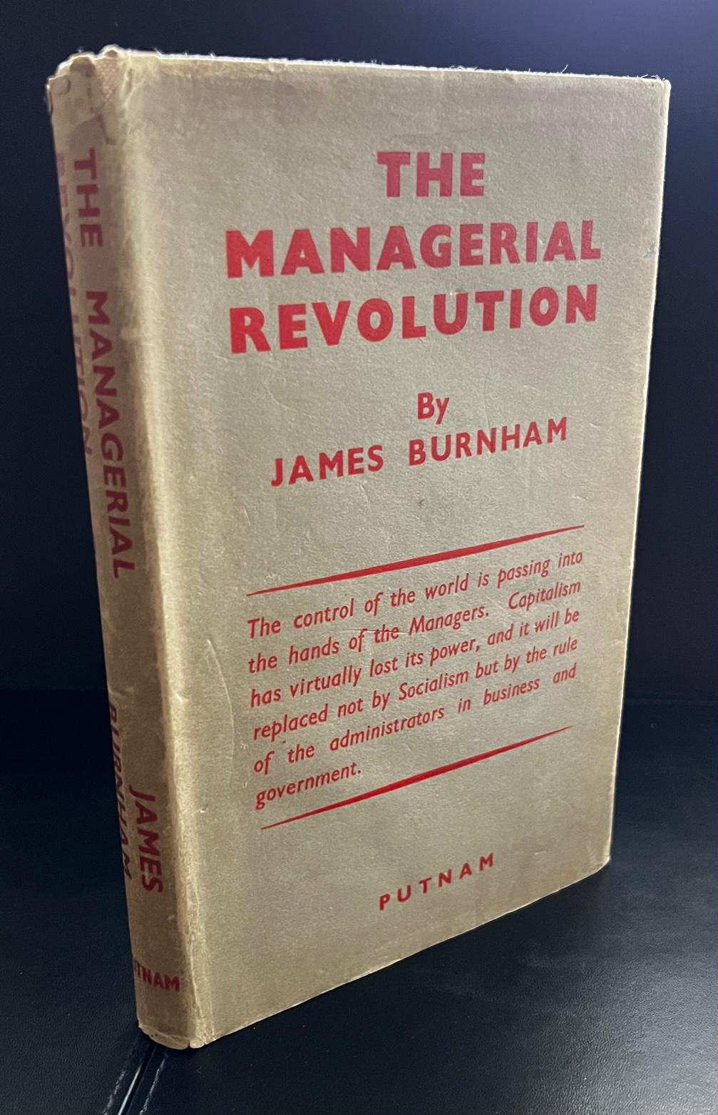 Managerial Revolution First Edition - James Burnham - Bauman