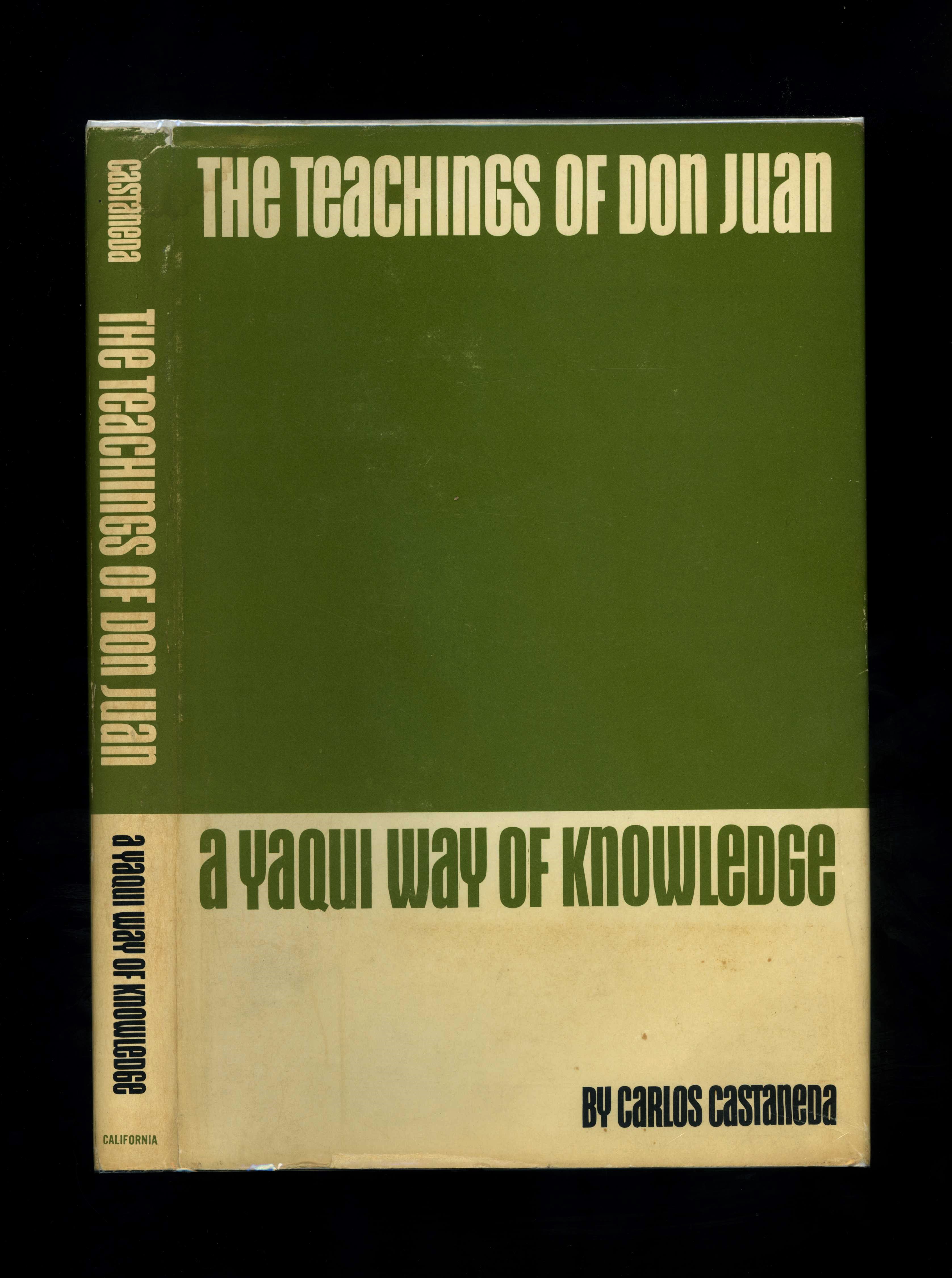 THE TEACHINGS OF DON JUAN: A YAQUI WAY OF KNOWLEDGE (First edition - first printing) Carlos Castaneda [Near Fine] [Hardcover]