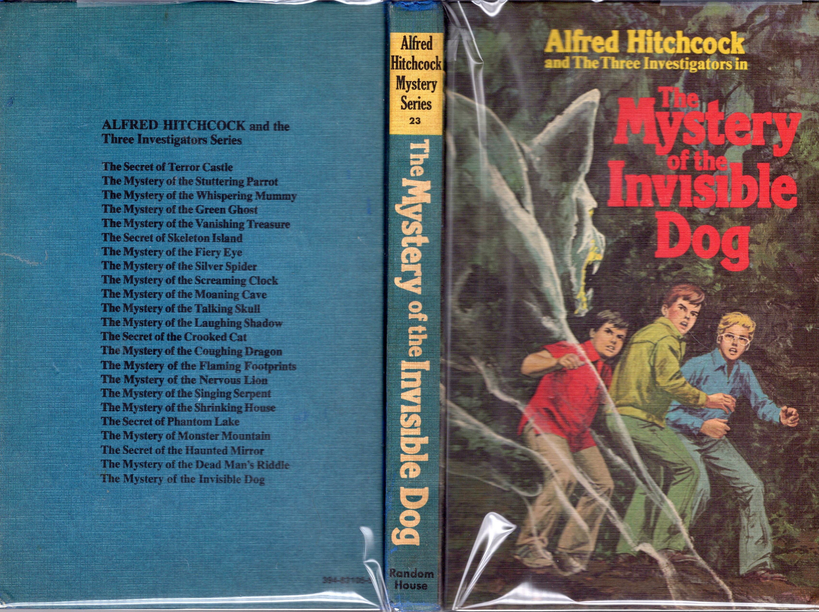 Alfred Hitchcock And The Three Investigators #23 The Mystery Of Invisible Dog - 1st HC - M. V. Carey & Jack Hearne (illustrator)