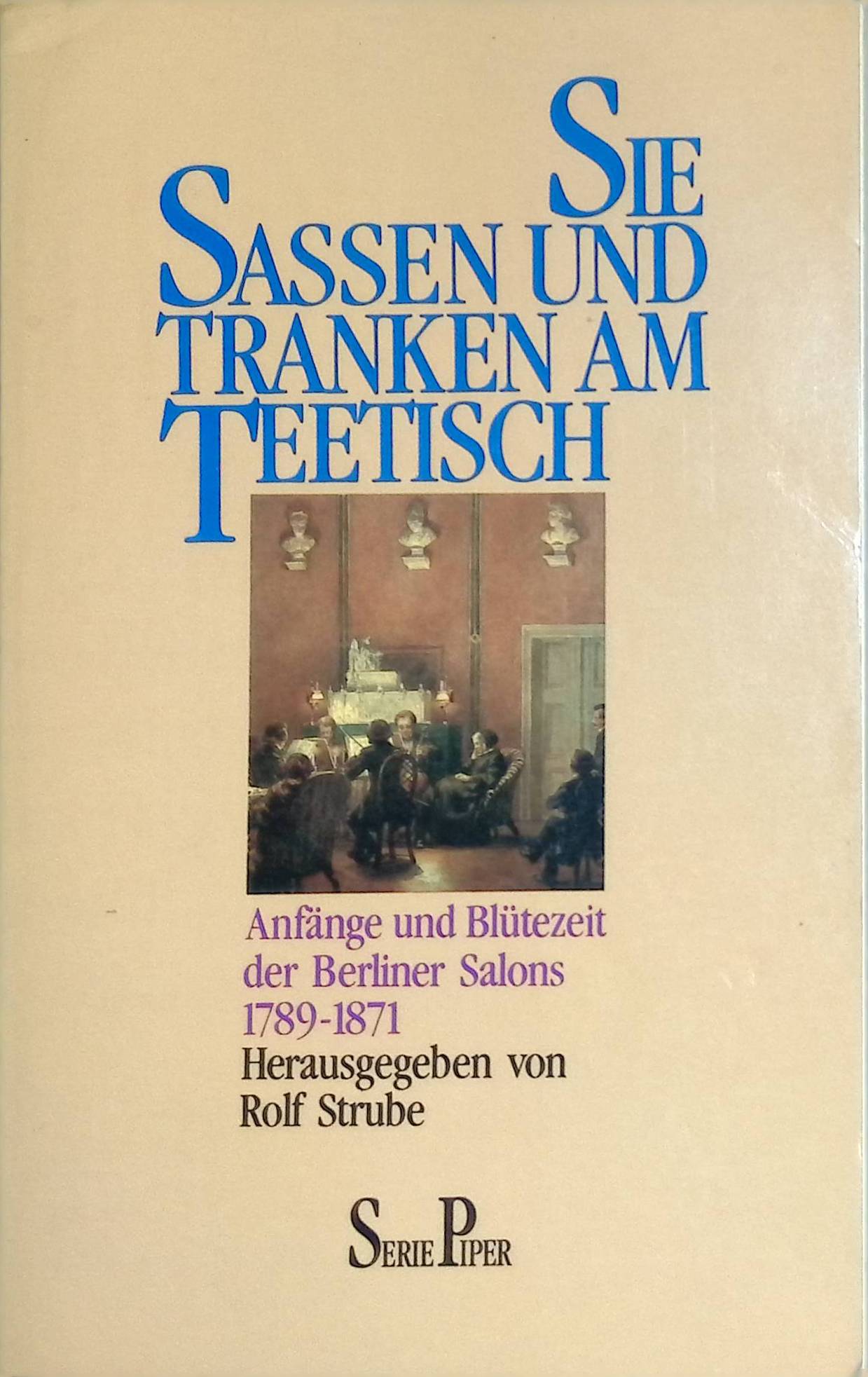 Sie sassen und tranken am Teetisch. (Nr. 1204) - Strube, Rolf