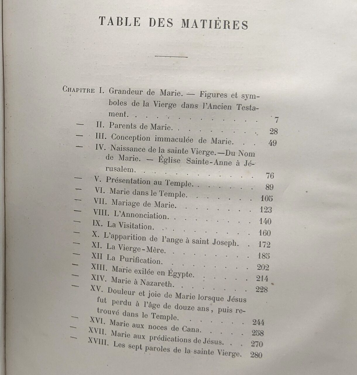 Histoire de la vierge Marie mère de Dieu d'après l'evangile les écrits